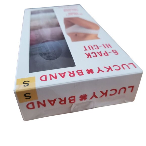 NEW Lucky Brand Sm Monogram Lace Underwear 5-Pack Panties Soft Stretch Tagless - Picture 4 of 12